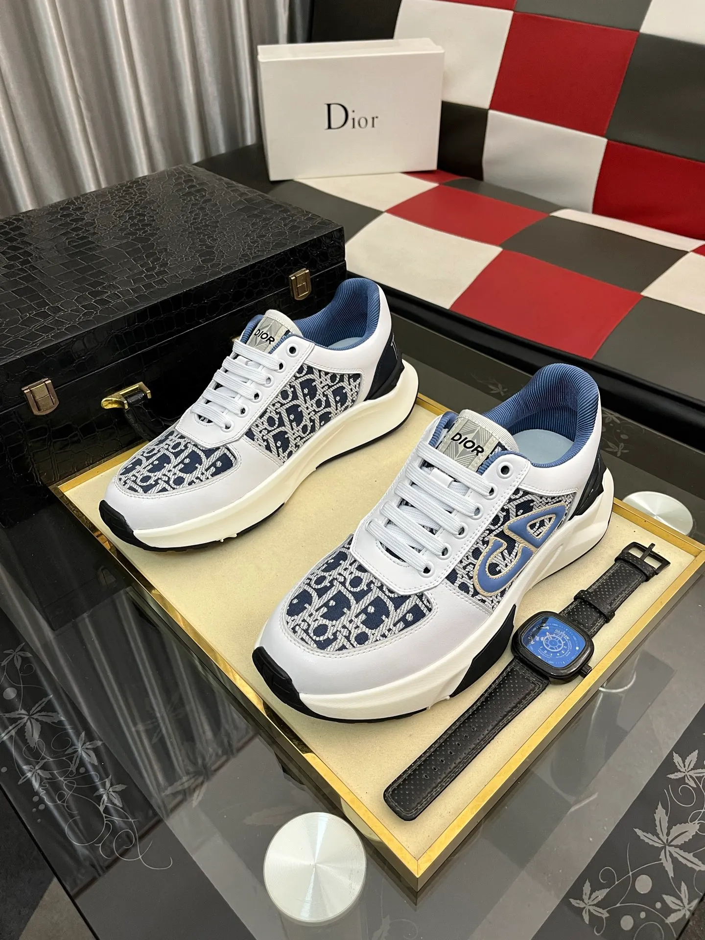 Men's Men's Shoes 💰438⌚️⌚️"Dior DIOR*" latest hot style casual shoes, top brand [seduce] luxury~purchase, top~quality. [Strong] The upper is made of imported breathable cowhide with material ➕ breathable sheepskin feet (•) and fine workmanship. Code number: 38-444️⃣Colors available